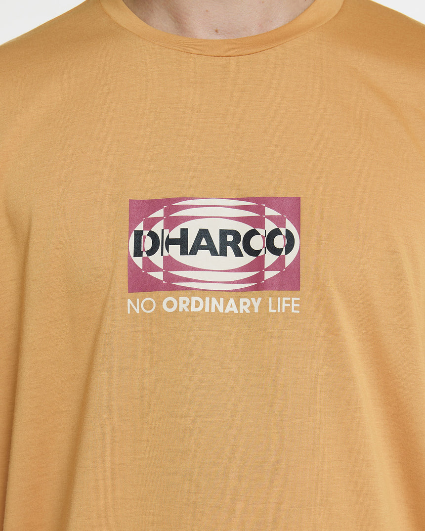 Mens Short Sleeve Tech Tee | Golden | Short Sleeves | MENS TOPS | DHaRCO | Image 4 of 6