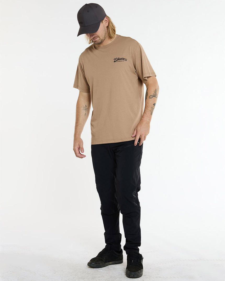 Mens Cotton Tee | Dust | Short Sleeves | MENS TOPS | DHaRCO | Image 4 of 6