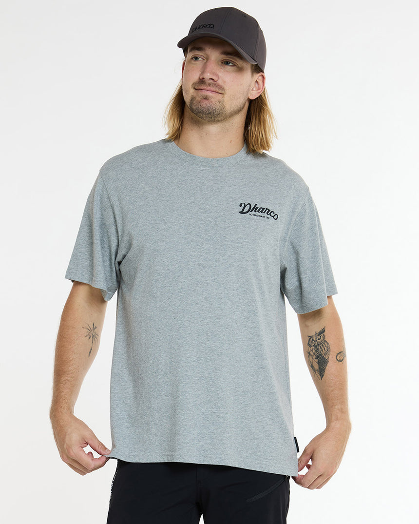 Mens Cotton Tee | Grey Marble | Short Sleeves | MENS TOPS | DHaRCO | Image 2 of 6