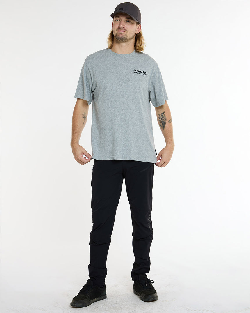Mens Cotton Tee | Grey Marble | Short Sleeves | MENS TOPS | DHaRCO | Image 4 of 6