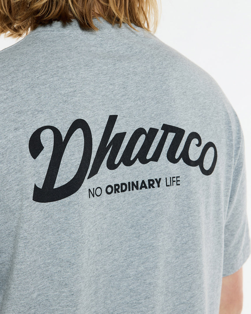 Mens Cotton Tee | Grey Marble | Short Sleeves | MENS TOPS | DHaRCO | Image 5 of 6