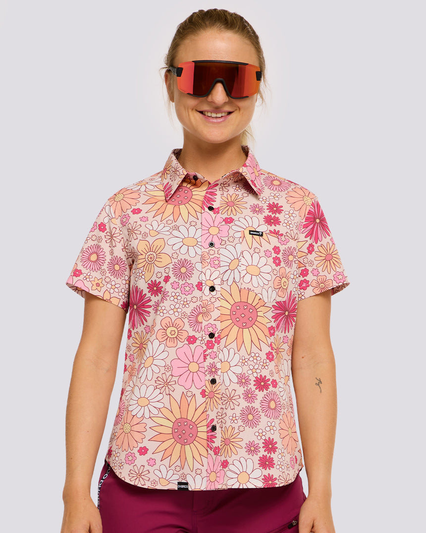 Womens Tech Party Shirt | Rachel Strait Signature Edition | Short Sleeves | WOMENS TOPS | DHaRCO | Image 5 of 8