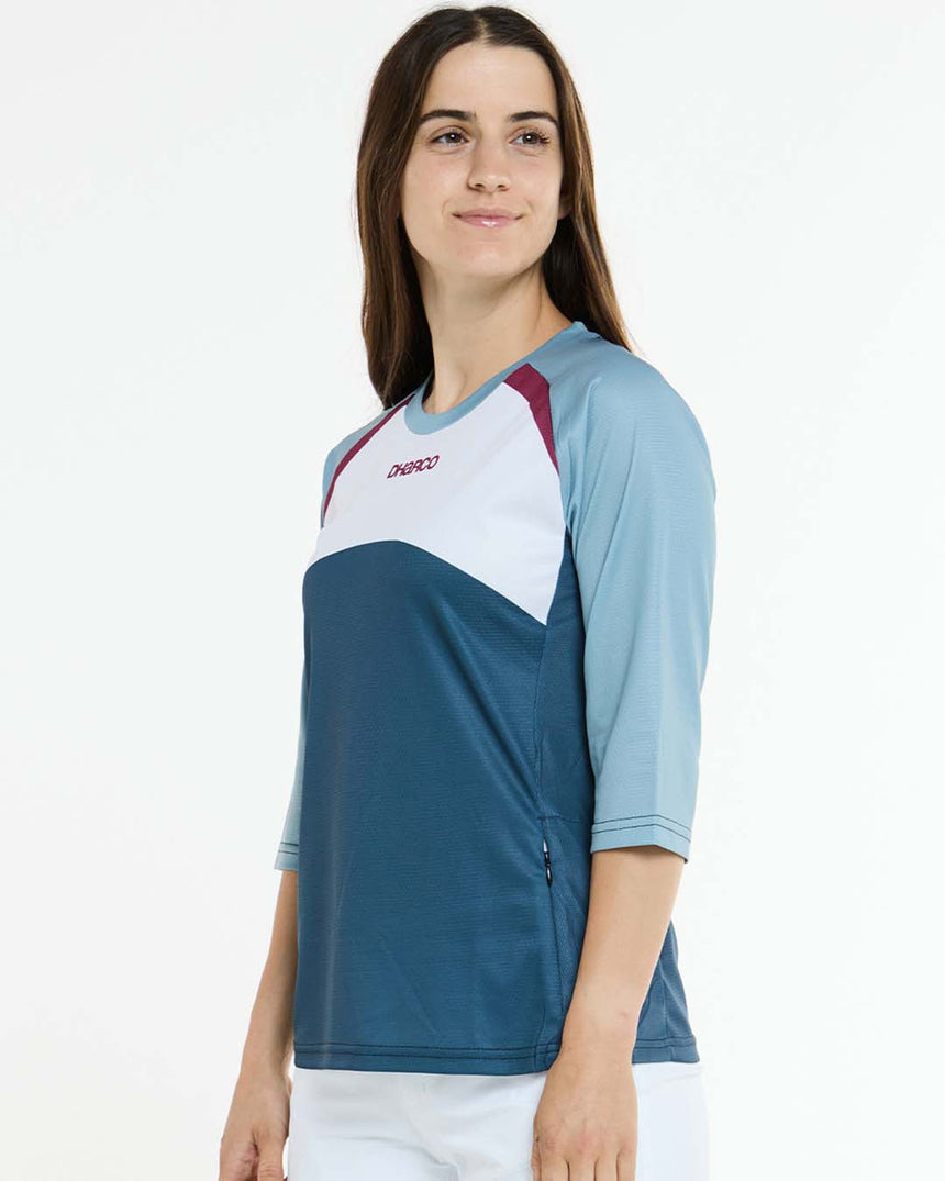 Womens 3/4 Sleeve Jersey | Farrah | 3/4 Sleeves | WOMENS TOPS | DHaRCO | Image 3 of 6