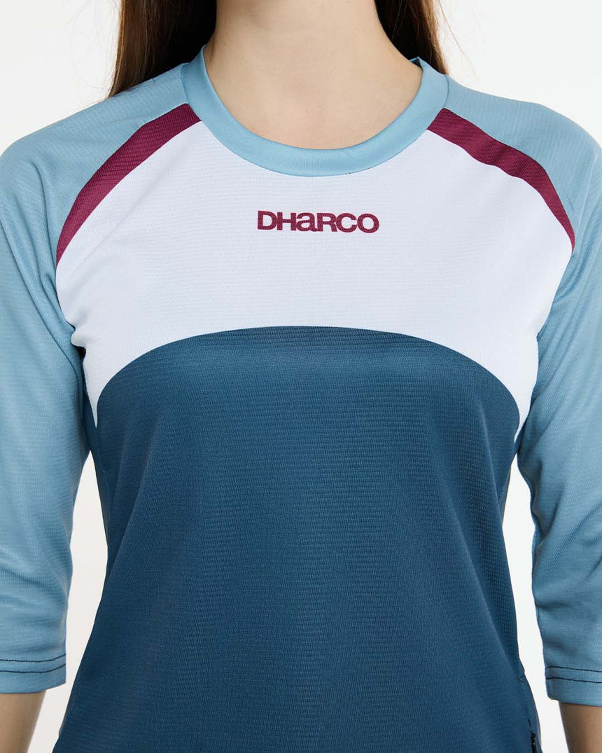 Womens 3/4 Sleeve Jersey | Farrah | 3/4 Sleeves | WOMENS TOPS | DHaRCO | Image 6 of 6