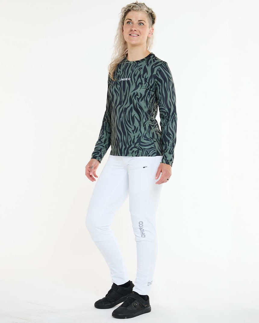 Womens Gravity Jersey | Cypress | Long Sleeves | WOMENS TOPS | DHaRCO | Image 4 of 6
