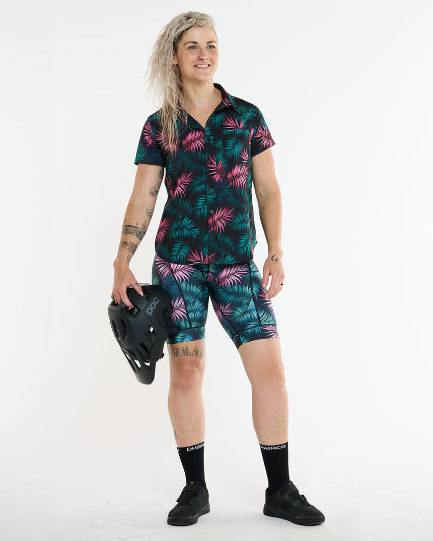 Womens Padded Party Pants | Dark Fern | Padded Pants | WOMENS BOTTOMS | DHaRCO | Image 6 of 6