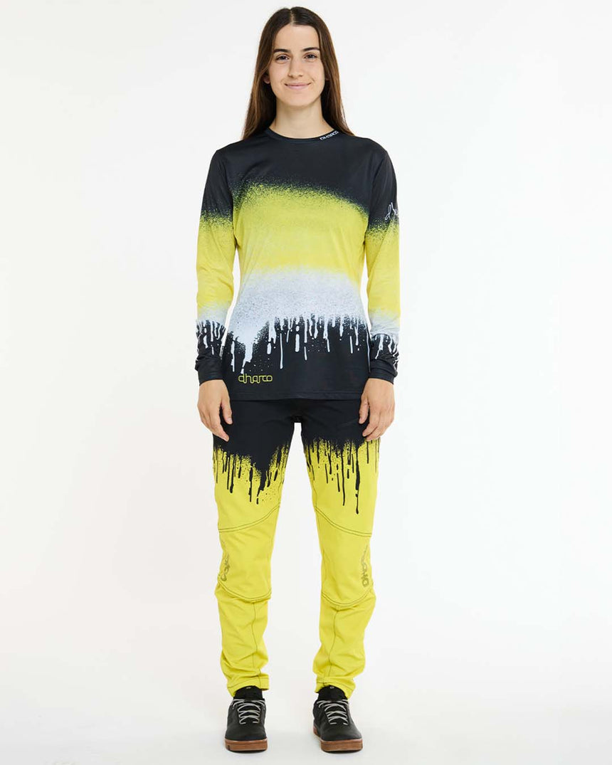Womens Race Jersey | Acid Rain | Long Sleeves | WOMENS TOPS | DHaRCO | Image 3 of 5