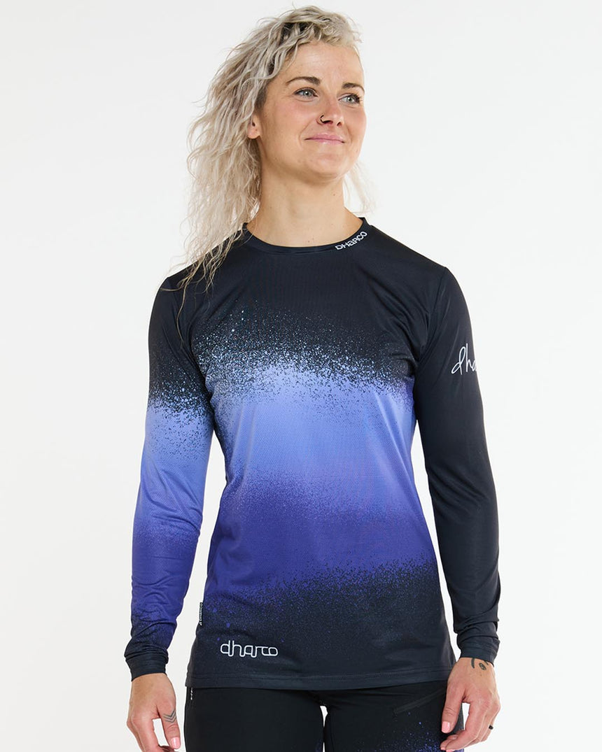 Womens Race Jersey | Ultra Violet | Long Sleeves | WOMENS TOPS | DHaRCO | Image 3 of 6