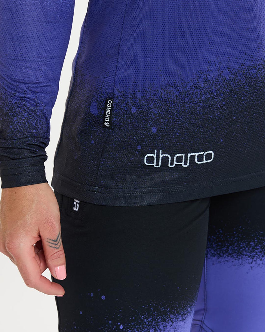 Womens Race Jersey | Ultra Violet | Long Sleeves | WOMENS TOPS | DHaRCO | Image 5 of 6