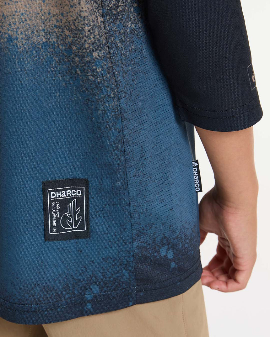 Youth 3/4 Sleeve Jersey | Dusty Waters | 3/4 Sleeves | YOUTH TOPS | DHaRCO | Image 4 of 6