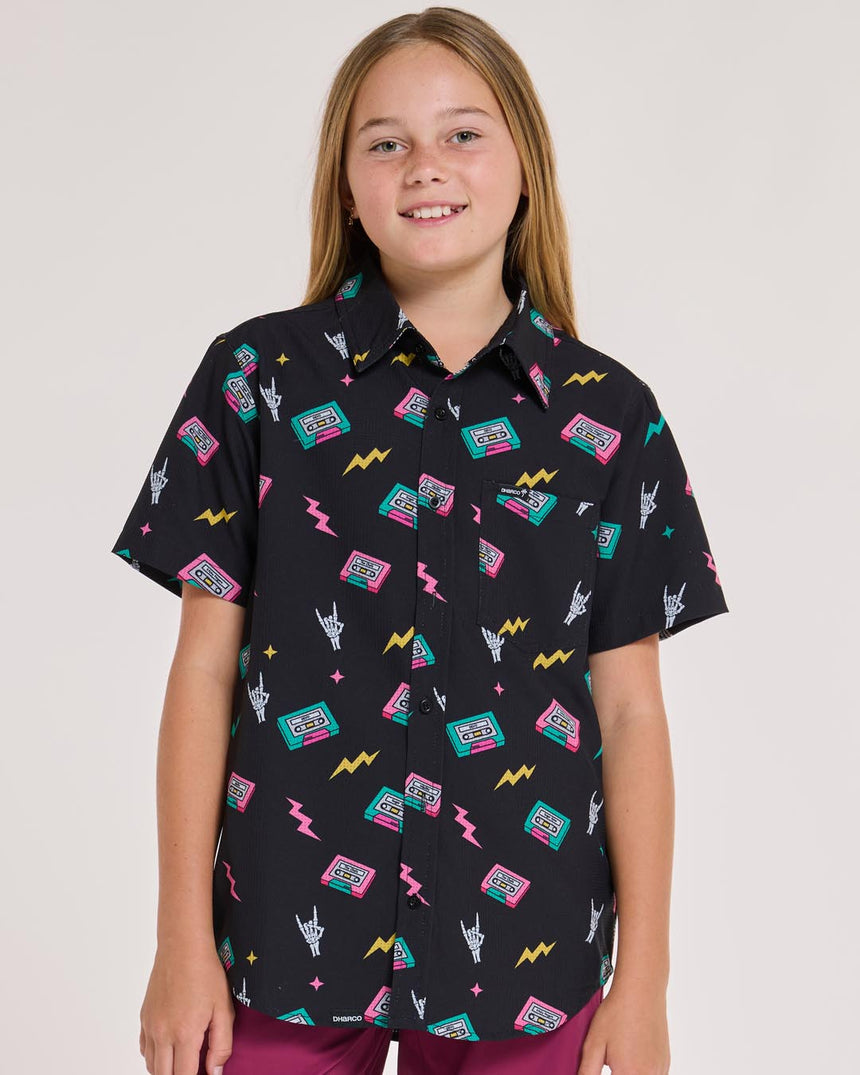 Youth Tech Party Shirt | Mix Tape | Short Sleeves | YOUTH TOPS | DHaRCO | Image 1 of 8