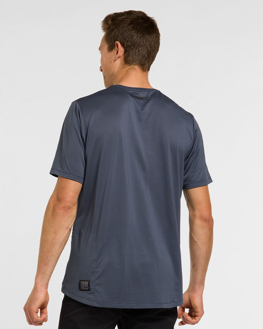 Mens Ather Short Sleeve Jersey | Storm | Short Sleeves | MENS TOPS | DHaRCO | Image 2 of 6