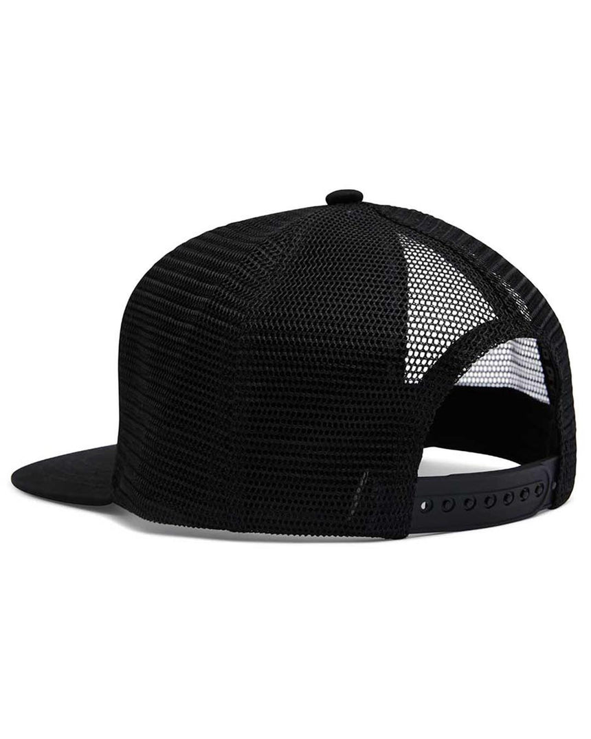 Youth Flat Brim Trucker | Classic Black | Caps | UNISEX ACCESSORIES | DHaRCO | Image 2 of 3