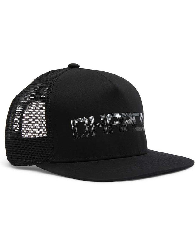 Youth Flat Brim Trucker | Classic Black | Caps | UNISEX ACCESSORIES | DHaRCO | Image 1 of 3