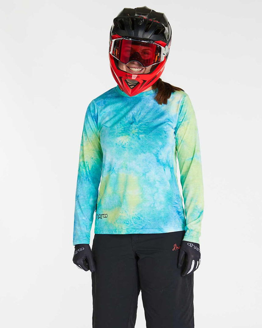 Womens Long Sleeve Tech Tee | Tie Dye | Long Sleeves | WOMENS TOPS | DHaRCO | Image 3 of 4