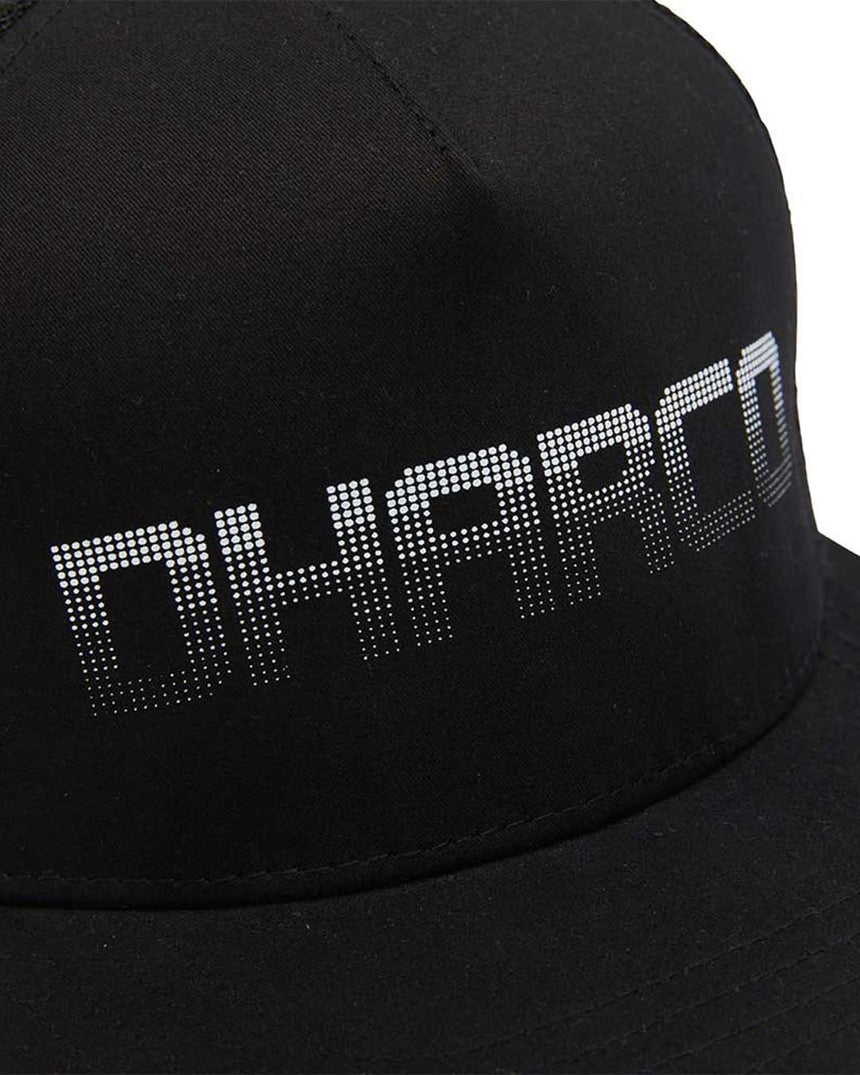Youth Flat Brim Trucker | Classic Black | Caps | UNISEX ACCESSORIES | DHaRCO | Image 3 of 3
