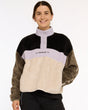 Womens Sherpa Half Zip Fleece | Triple Scoop | Sherpa | WOMENS TOPS | DHaRCO | Image 1 of 6