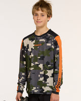 Youth Gravity Jersey | Ice-T Camo Signature Edition | Long Sleeves | YOUTH TOPS | DHaRCO | Image 1 of 8