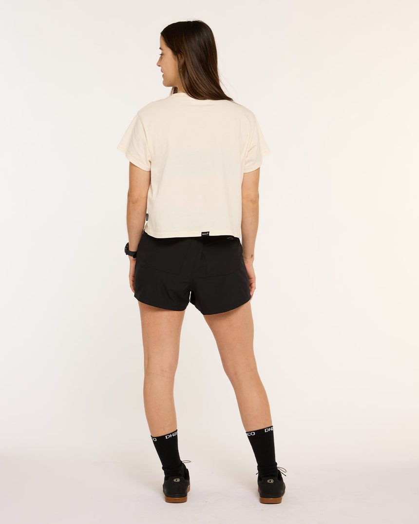 Womens Pit Shorts | Black | Pit Shorts | WOMENS BOTTOMS | DHaRCO | Image 4 of 6