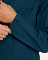 Womens Rain Jacket | Morrocan Blue | Rain Jacket | WOMENS TOPS | DHaRCO | Image 6 of 6