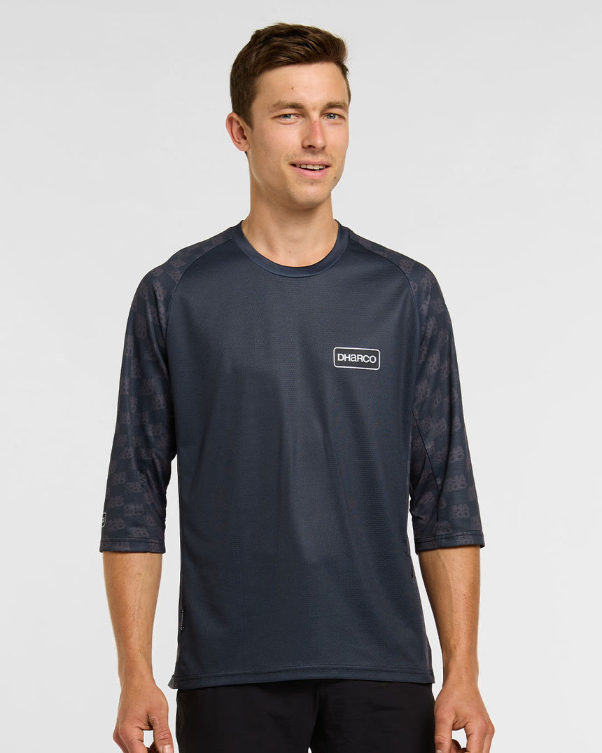 Mens 3/4 Sleeve Jersey | Reality Check | 3/4 Sleeves | MENS TOPS | DHaRCO | Image 1 of 8