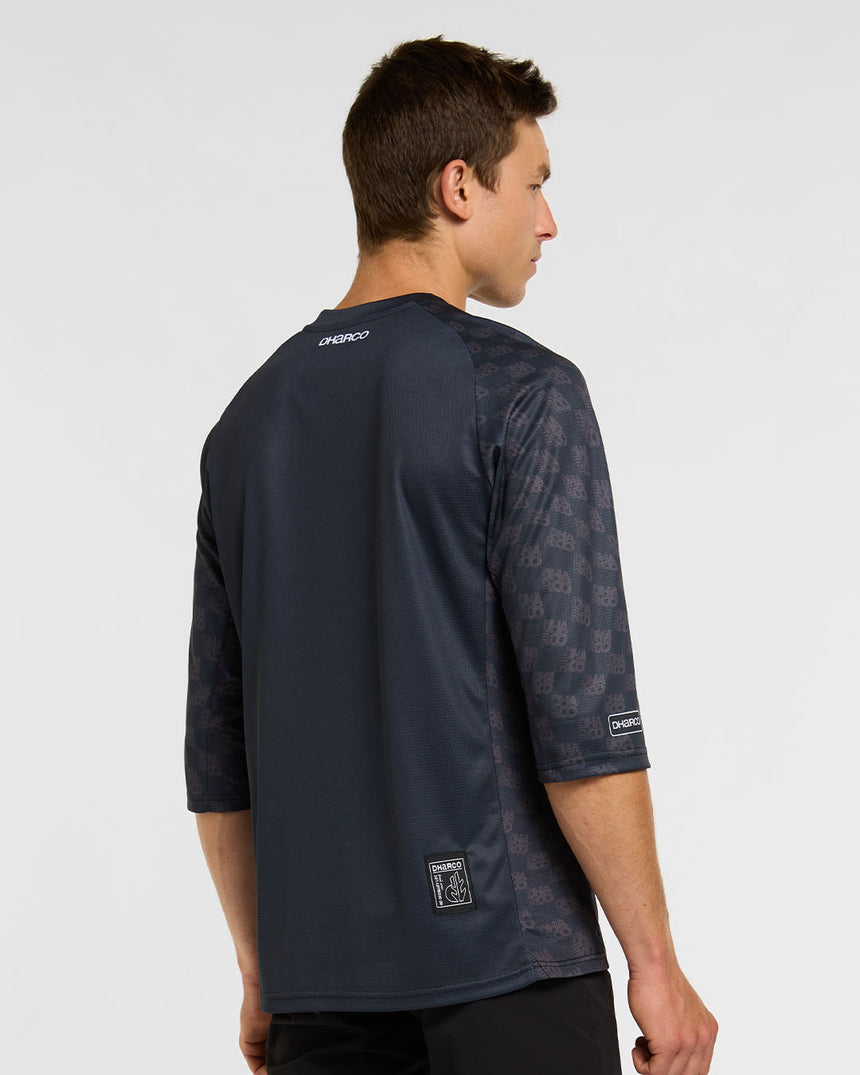 Mens 3/4 Sleeve Jersey | Reality Check | 3/4 Sleeves | MENS TOPS | DHaRCO | Image 3 of 8