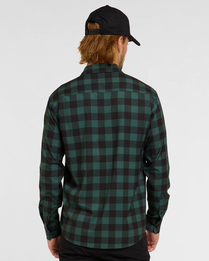 Mens Tech Long Sleeve Shirt | Gus | Long Sleeves | MENS TOPS | DHaRCO | Image 2 of 6
