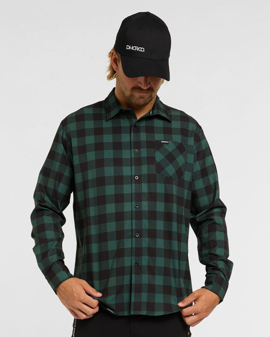Mens Tech Long Sleeve Shirt | Gus | Long Sleeves | MENS TOPS | DHaRCO | Image 3 of 6