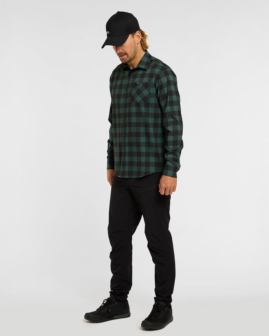 Mens Tech Long Sleeve Shirt | Gus | Long Sleeves | MENS TOPS | DHaRCO | Image 4 of 6