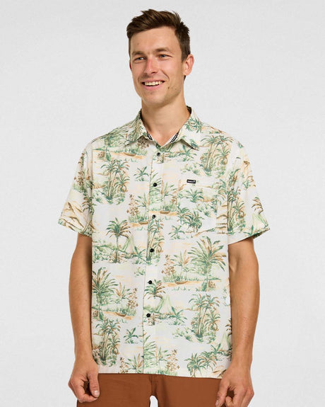 Mens Tech Party Shirt | Lost | Short Sleeves | MENS TOPS | DHaRCO | Image 1 of 7