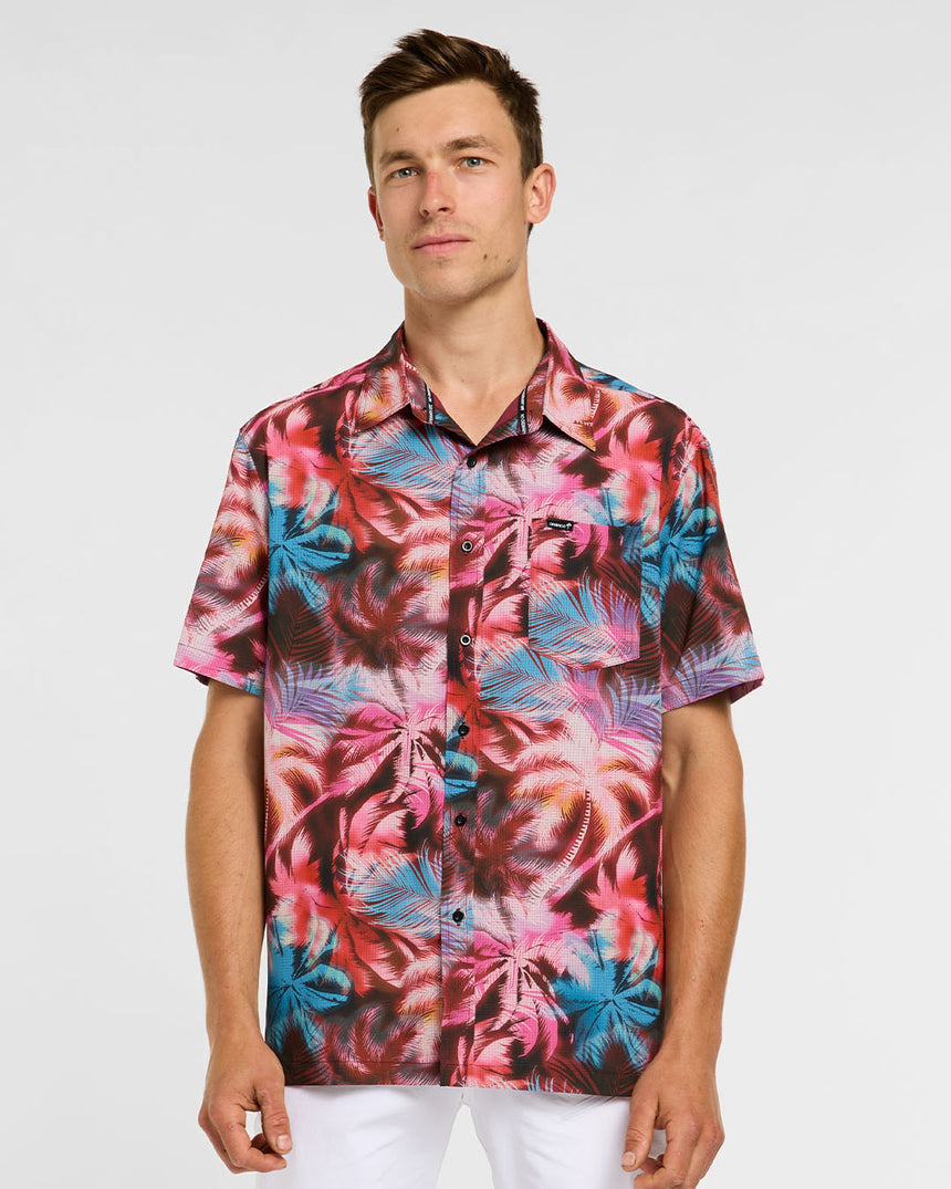 Mens Tech Party Shirt | Nebula | Short Sleeves | MENS TOPS | DHaRCO | Image 1 of 8