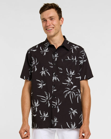 Mens Tech Party Shirt | Bowen | Short Sleeves | MENS TOPS | DHaRCO | Image 1 of 8