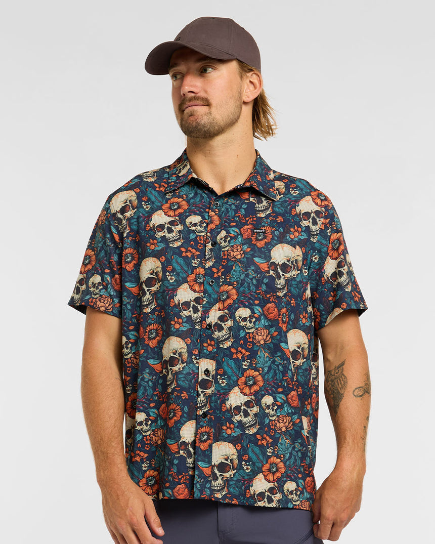 Mens Tech Party Shirt | Skullduggery | Short Sleeves | MENS TOPS | DHaRCO | Image 1 of 6