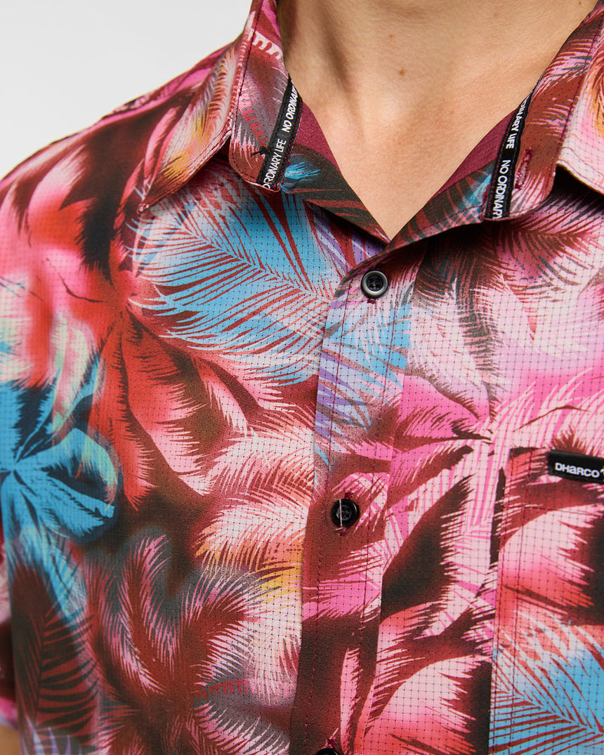 Mens Tech Party Shirt | Nebula | Short Sleeves | MENS TOPS | DHaRCO | Image 6 of 8