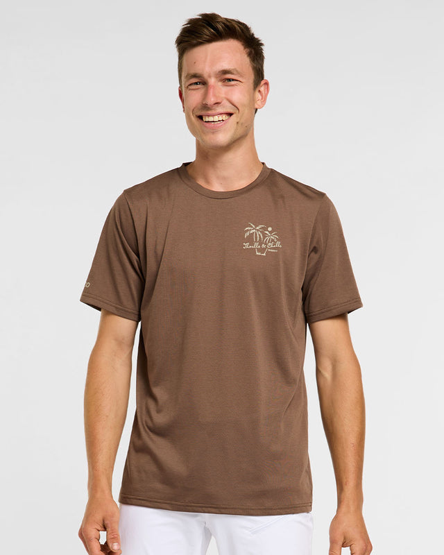 Mens Tech Tee | Husk | Short Sleeves | MENS TOPS | DHaRCO | Image 1 of 6