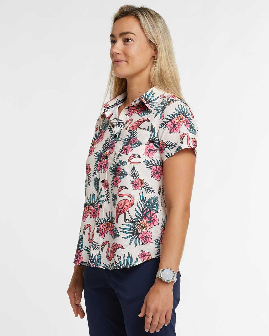 Womens Tech Party Shirt | Crissy | Short Sleeves | WOMENS TOPS | DHaRCO | Image 3 of 8