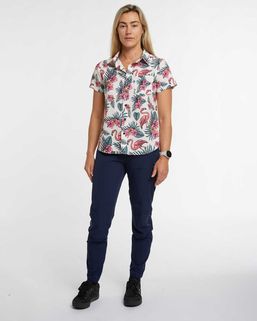 Womens Tech Party Shirt | Crissy | Short Sleeves | WOMENS TOPS | DHaRCO | Image 4 of 8