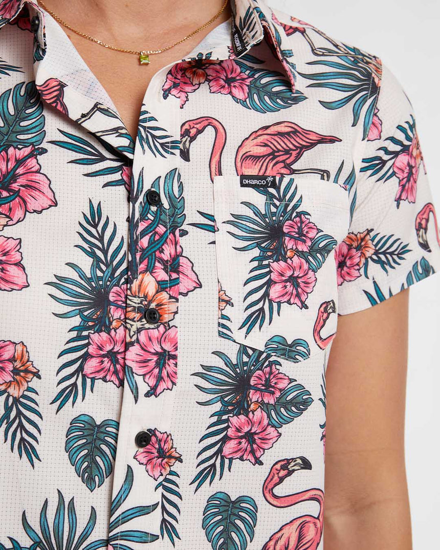 Womens Tech Party Shirt | Crissy | Short Sleeves | WOMENS TOPS | DHaRCO | Image 6 of 8
