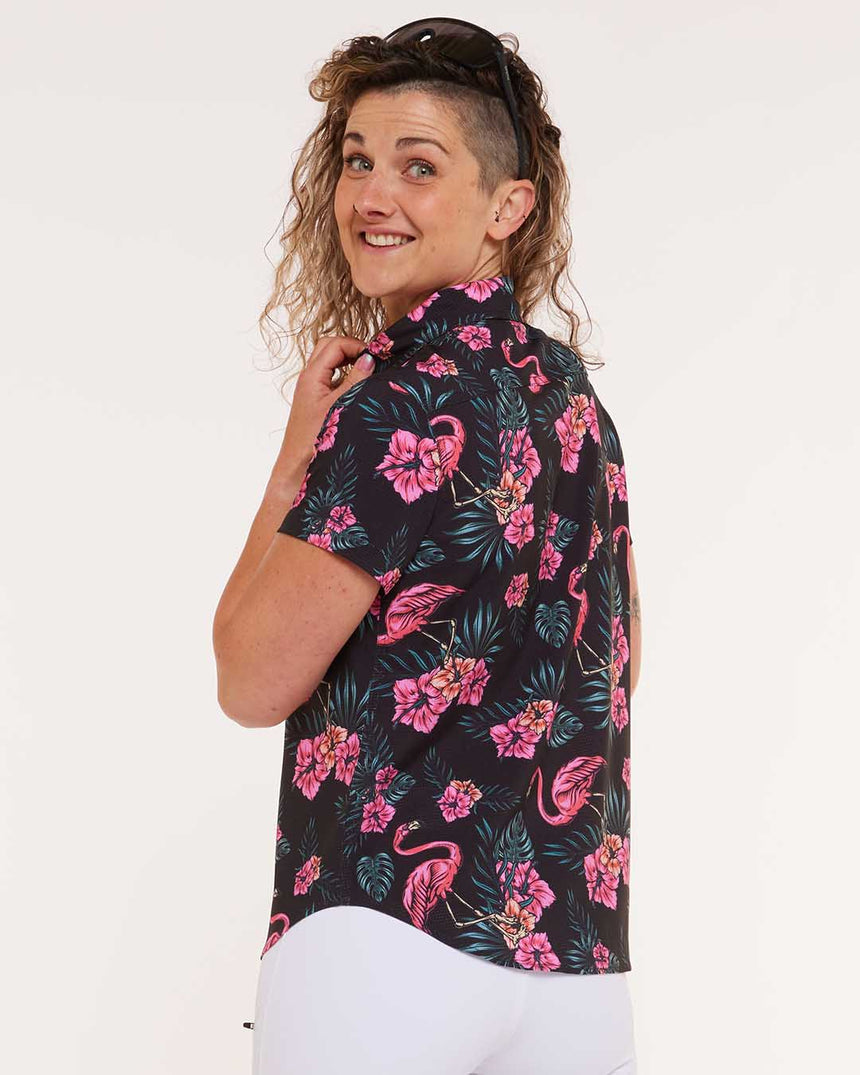 Womens Tech Party Shirt | Parker | Short Sleeves | WOMENS TOPS | DHaRCO | Image 2 of 8