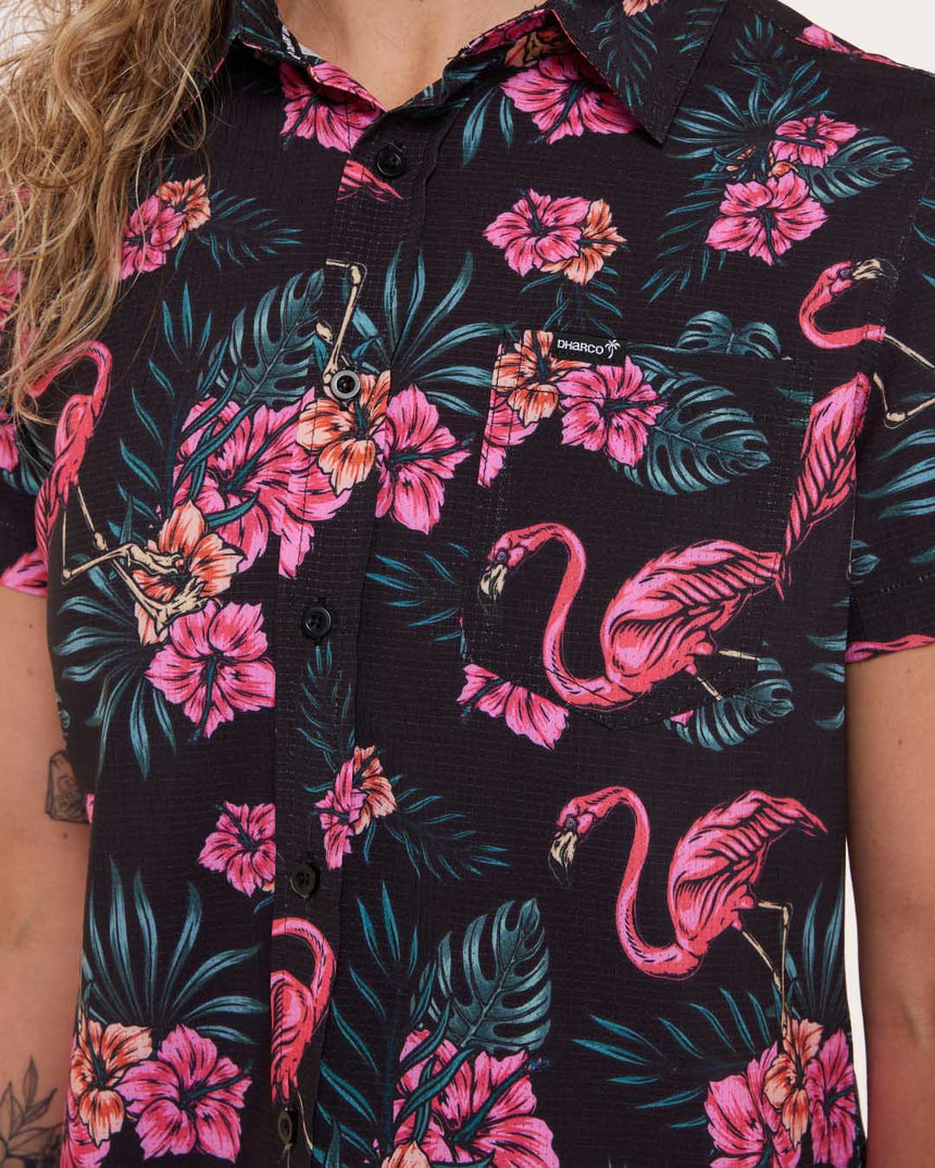 Womens Tech Party Shirt | Parker | Short Sleeves | WOMENS TOPS | DHaRCO | Image 6 of 8