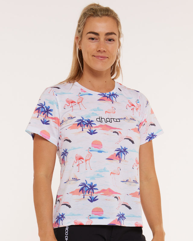 Womens Short Sleeve Tech Tee | Jessie | Short Sleeves | WOMENS TOPS | DHaRCO | Image 1 of 7