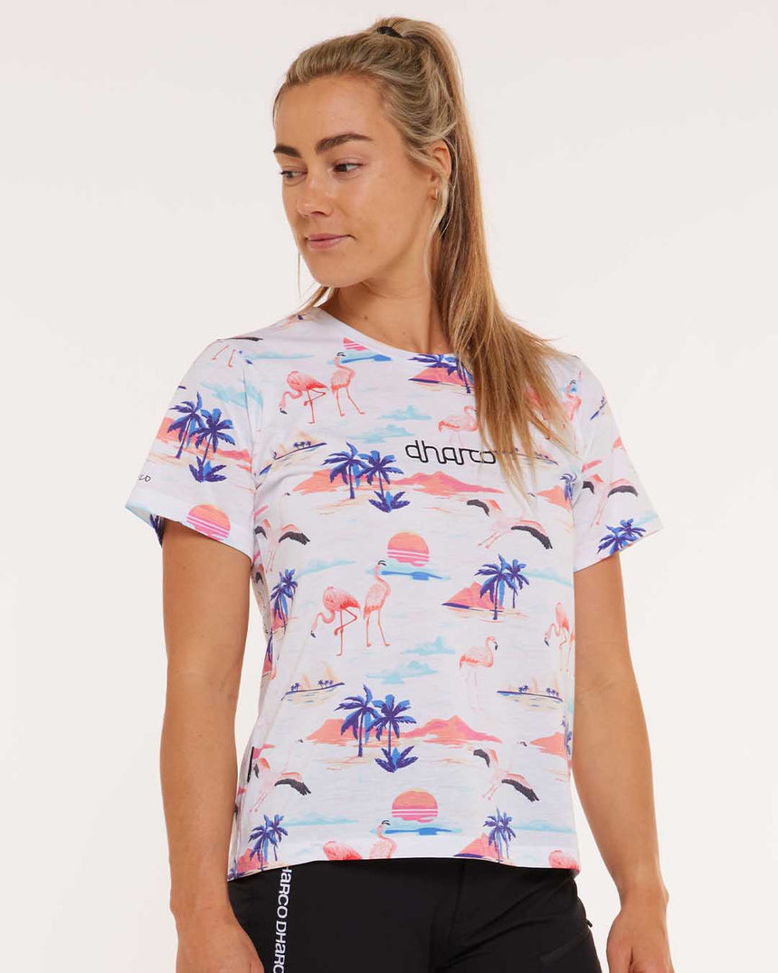 Womens Short Sleeve Tech Tee | Jessie | Short Sleeves | WOMENS TOPS | DHaRCO | Image 6 of 7