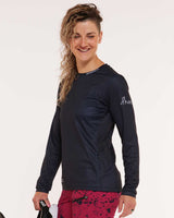 Womens Gravity Jersey | Stealth | Long Sleeves | WOMENS TOPS | DHaRCO | Image 3 of 6