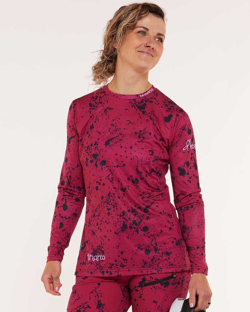 Womens Race Jersey | Chili Peppers | Long Sleeves | WOMENS TOPS | DHaRCO | Image 1 of 7