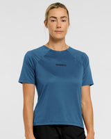 Womens Ather Short Sleeve Jersey | Morrocan Blue | Short Sleeves | WOMENS TOPS | DHaRCO | Image 1 of 6