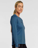 Womens Ather Jersey | Morrocan Blue | Long Sleeves | WOMENS TOPS | DHaRCO | Image 3 of 6