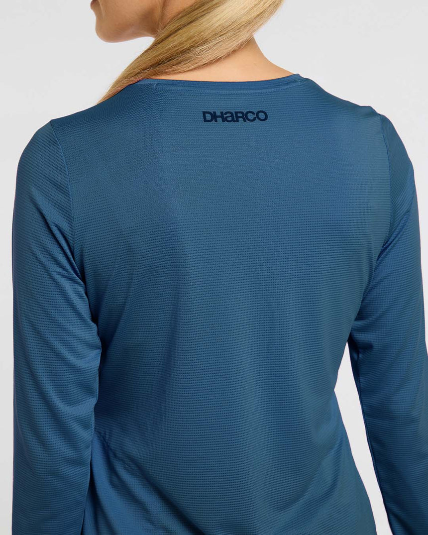 Womens Ather Jersey | Morrocan Blue | Long Sleeves | WOMENS TOPS | DHaRCO | Image 5 of 6