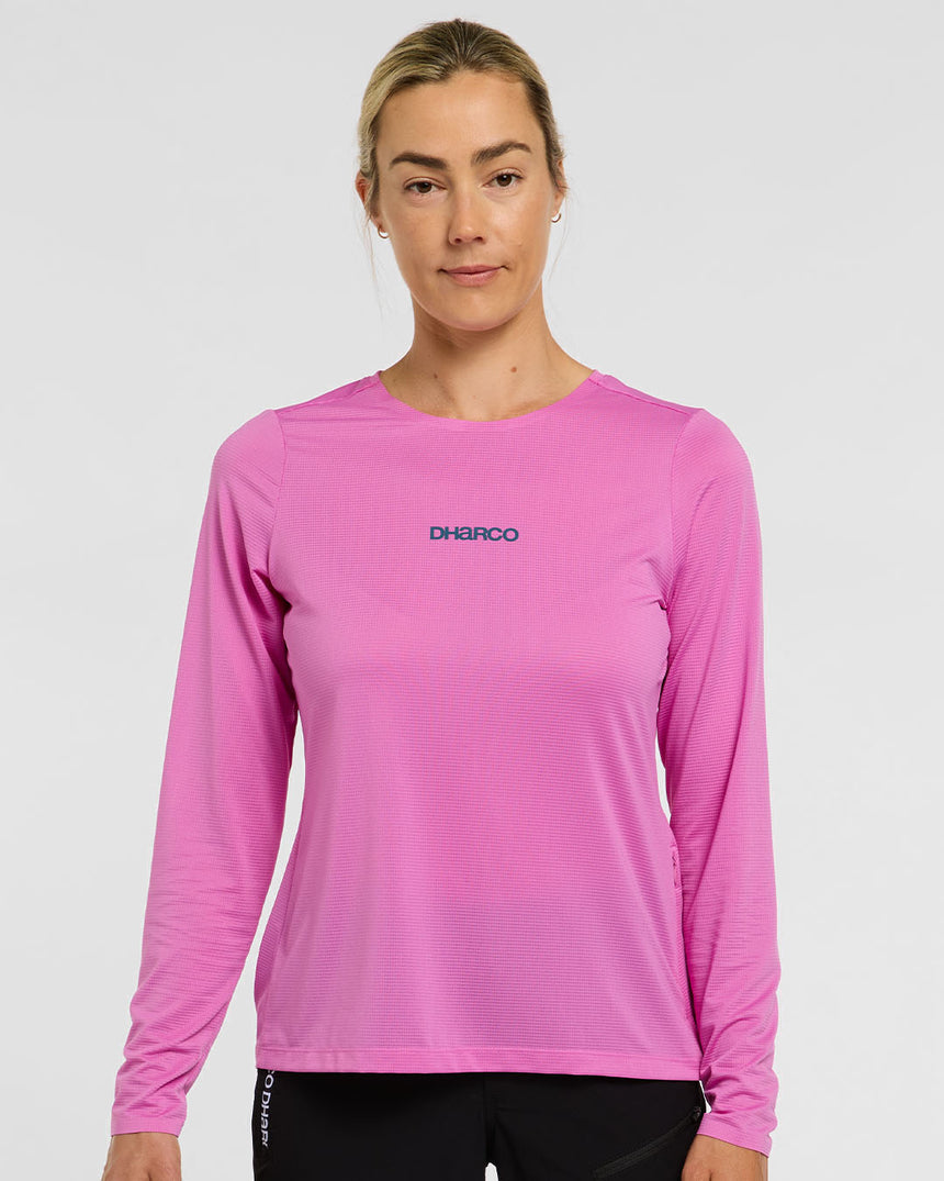 Womens Ather Jersey | Rebel Rose | Long Sleeves | WOMENS TOPS | DHaRCO | Image 1 of 6