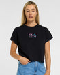 Womens Cotton Crop | Aurora | Short Sleeves | WOMENS TOPS | DHaRCO | Image 1 of 6