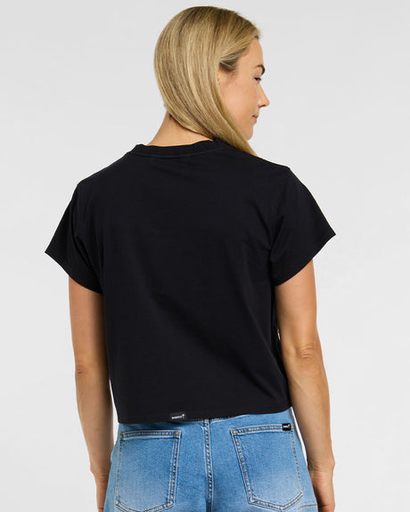 Womens Cotton Crop | Aurora | Short Sleeves | WOMENS TOPS | DHaRCO | Image 2 of 6